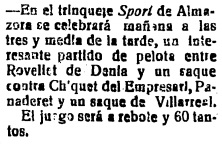 Rovellet i un saque