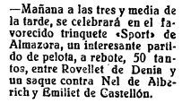 Rovellet i un saque