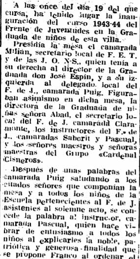 Inauguració curs